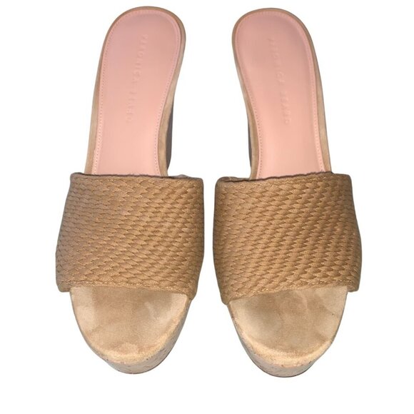 Veronica Beard Dali Cork Platform Wedge Womens Size 10 - Picture 5 of 12